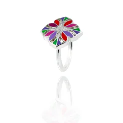Bague argent Fleurs de lys