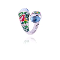 Bague argent Jungle