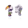 Boucles d'oreilles argent Toucan