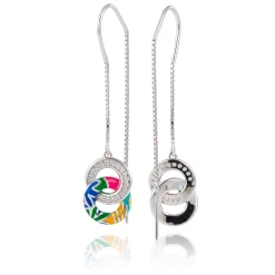 Boucles d'oreilles argent Fidji