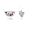 Boucles d'oreilles argent Moderna