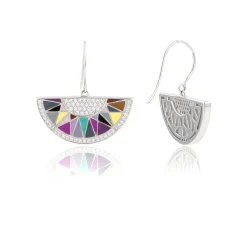 Boucles d'oreilles argent Moderna