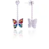 Boucles d'oreilles argent Papillons