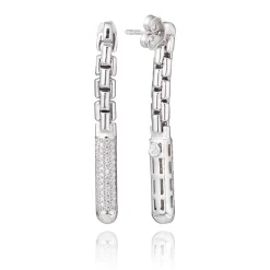 Boucles d'oreilles argent Versailles