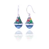 Boucles d'oreilles argent Jungle