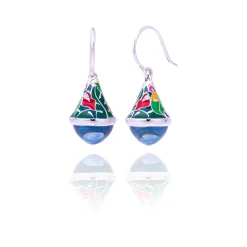 Boucles d'oreilles argent Jungle