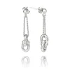 Boucles d'oreilles argent Cavalière