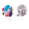 Boucles d'oreilles argent Art Abstrait