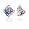 Boucles d'oreilles argent Pashmina