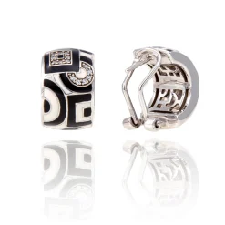 Boucles d'oreilles argent Géométrie