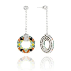 Boucles d'oreilles argent Burano
