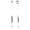 Boucles d'oreilles argent Maillons