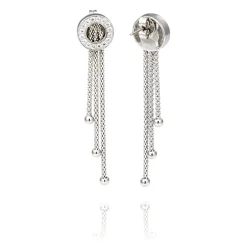 Boucles d'oreilles argent Bergame