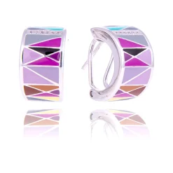 Boucles d'oreilles argent Moderna