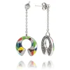 Boucles d'oreilles argent Savane