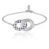 Bracelet argent Damier Bari