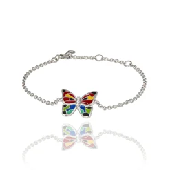 Bracelet argent Papillon