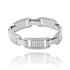 Bracelet argent Rétro Chic