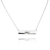 Collier argent Barrette
