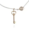 Collier argent Clé