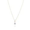 Collier argent doré Manarola 2 pierres