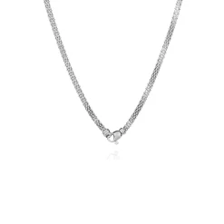 Collier argent Florencia