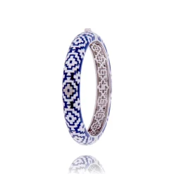 Jonc argent Aztec