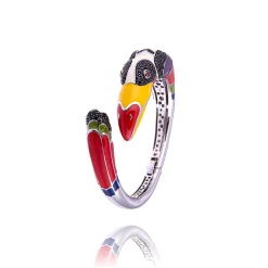 Jonc argent Toucan