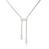 Sautoir argent Aube