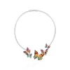 Torque argent Papillon